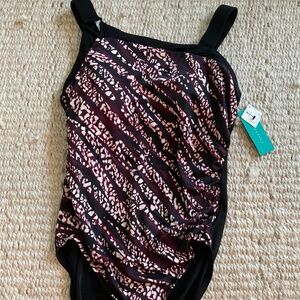 Aqua Green swimwear from Target, one piece with extra wide strap, New with tags,